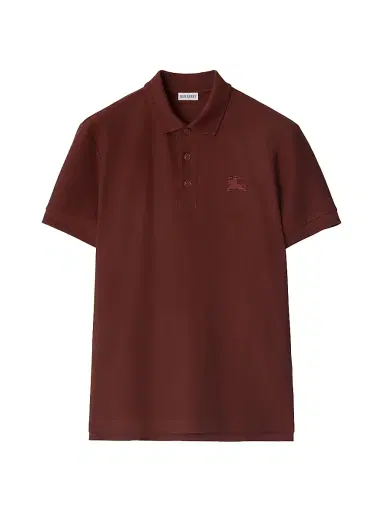 Burberry Men's Eddie Piqué Polo Shirt - Box - Size Small | Thumbnail 1