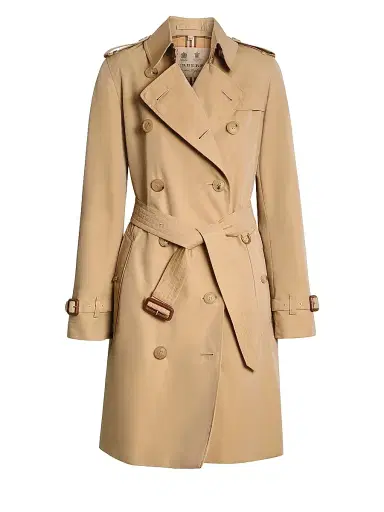 Burberry Women's Long Kensington Heritage Trench Coat - Honey | Thumbnail 1 Burberry Women's Long Kensington Heritage Trench Coat - Honey | Thumbnail 1