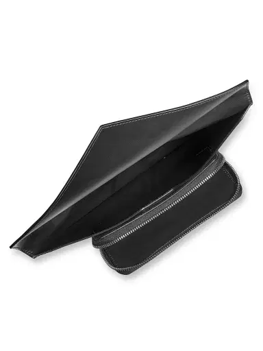 Montblanc Men's Sartorial Leather Envelope - Black | Thumbnail 2