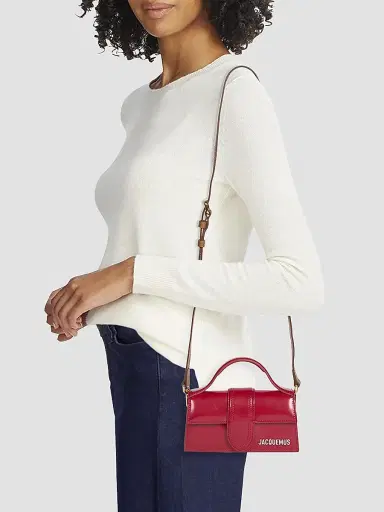 Jacquemus Women's Le Bambino Patent Leather Top Handle Bag | Thumbnail 2 Jacquemus Women's Le Bambino Patent Leather Top Handle Bag | Thumbnail 2