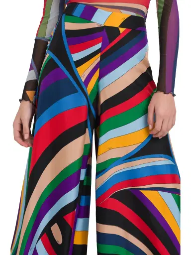 Pucci Women's Parade Silk Twill Trousers - Viola Rosso | Thumbnail 6 Pucci Women's Parade Silk Twill Trousers - Viola Rosso | Thumbnail 6