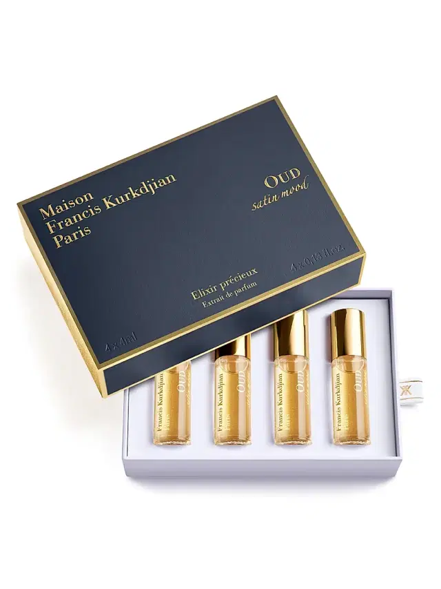 Oud Satin Mood Extrait De Parfum 4-Piece Precious Elixirs Set Oud Satin Mood Extrait De Parfum 4-Piece Precious Elixirs Set
