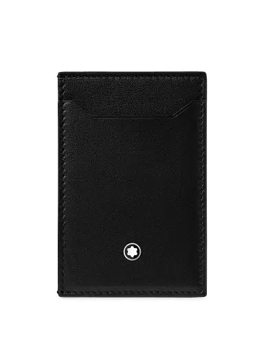 Montblanc Men's Meisterstück Pocket Card Holder - Black | Thumbnail 1 Montblanc Men's Meisterstück Pocket Card Holder - Black | Thumbnail 1