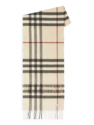 Burberry Women's Check Cashmere Scarf | Thumbnail 2 Burberry Women's Check Cashmere Scarf | Thumbnail 2