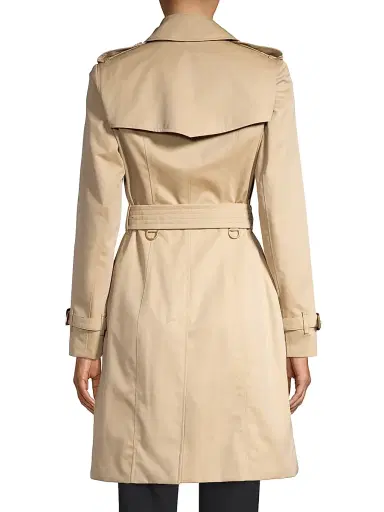 Burberry Women's Chelsea Belted Double-Breasted Coat - Honey - Size 14 | Thumbnail 5 Burberry Women's Chelsea Belted Double-Breasted Coat - Honey - Size 14 | Thumbnail 5