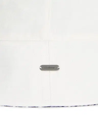 Barbour Women's Kilburn Reversible Bucket Hat - White | Thumbnail 7