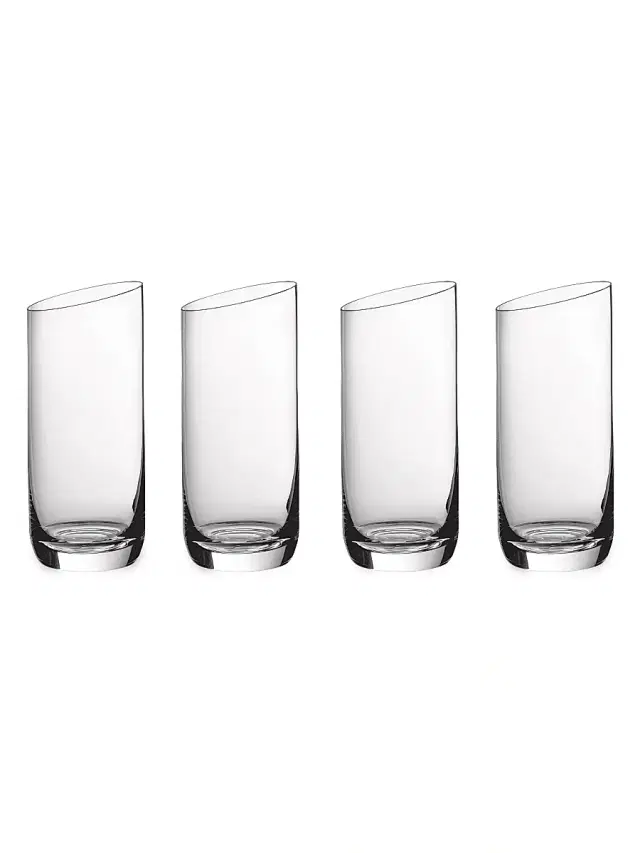 Long Drink Tumbler, Set 4 - Clear