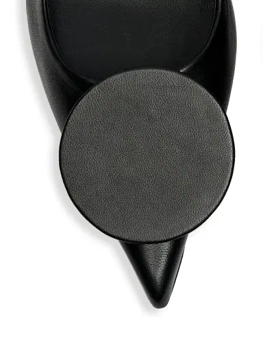 Jacquemus Women's Les Slingbacks Leather Flats - Black | Thumbnail 4 Jacquemus Women's Les Slingbacks Leather Flats - Black | Thumbnail 4