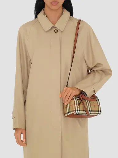 Burberry Women's Mini Check Bowling Bag - Archive Beige | Thumbnail 3 Burberry Women's Mini Check Bowling Bag - Archive Beige | Thumbnail 3