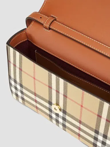 Burberry Women's Hampshire Check Crossbody Bag | Thumbnail 4