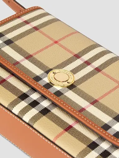 Burberry Women's Hampshire Check Crossbody Bag | Thumbnail 5