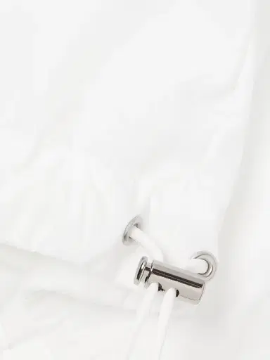 Sacai Men's Cotton Button-Front Shirt - Off White - Size XL | Thumbnail 6