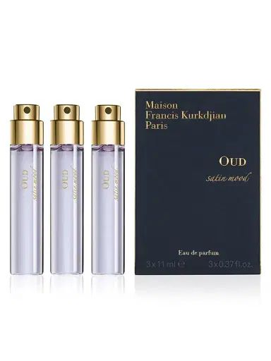 Maison Francis Kurkdjian 3-Piece OUD Satin Mood Eau de parfum Refill Set | Thumbnail 1 Maison Francis Kurkdjian 3-Piece OUD Satin Mood Eau de parfum Refill Set | Thumbnail 1