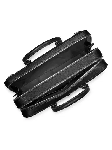 Montblanc Men's Sartorial Leather Document Case - Black | Thumbnail 3 Montblanc Men's Sartorial Leather Document Case - Black | Thumbnail 3
