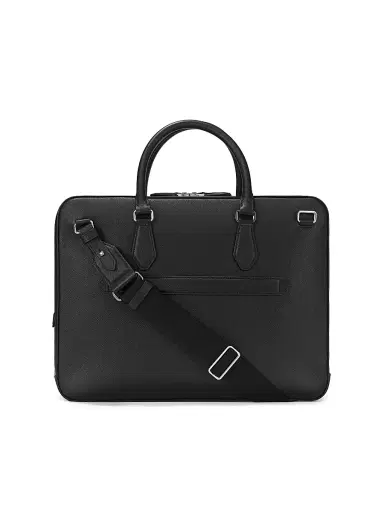Montblanc Men's Sartorial Leather Document Case - Black | Thumbnail 4 Montblanc Men's Sartorial Leather Document Case - Black | Thumbnail 4
