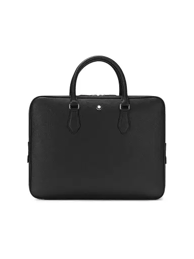 Montblanc Men's Sartorial Leather Document Case - Black | Thumbnail 1 Montblanc Men's Sartorial Leather Document Case - Black | Thumbnail 1