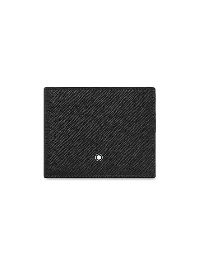 Montblanc Men's Sartorial Leather Bifold Wallet - Black