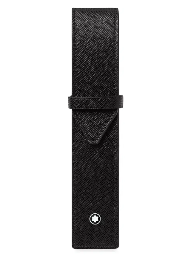 Montblanc Men's Sartorial Leather 1-Pen Pouch - Black