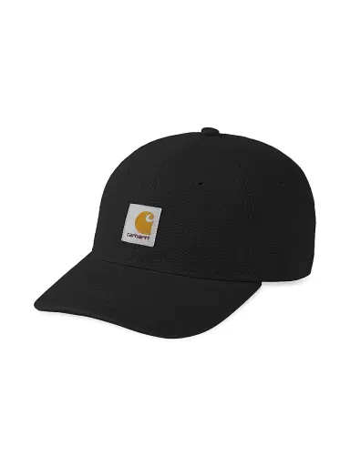 Carhartt WIP Men's Icon Cotton Baseball Cap - Black | Thumbnail 1
