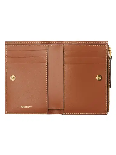 Burberry Women's Classic Check Bifold Wallet - Archive Beige | Thumbnail 1 Burberry Women's Classic Check Bifold Wallet - Archive Beige | Thumbnail 1