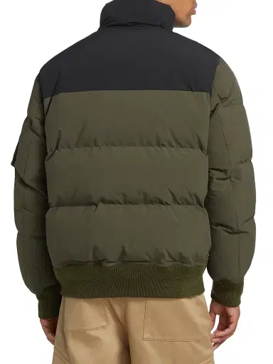 Sacai Men's Two-Tone Puffer Jacket - Khaki - Size XL | Thumbnail 5 Sacai Men's Two-Tone Puffer Jacket - Khaki - Size XL | Thumbnail 5