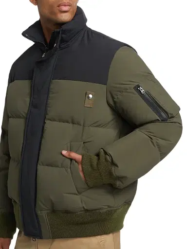 Sacai Men's Two-Tone Puffer Jacket - Khaki - Size XL | Thumbnail 6 Sacai Men's Two-Tone Puffer Jacket - Khaki - Size XL | Thumbnail 6