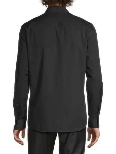 Burberry Men's Sherfield Button-Front Shirt - Black - Size XXL | Thumbnail 5