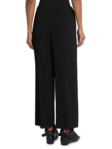Issey Miyake Women's What Has Always Been Hatching Bottoms Pants - Black - Size Small | Thumbnail 5 Issey Miyake Women's What Has Always Been Hatching Bottoms Pants - Black - Size Small | Thumbnail 5