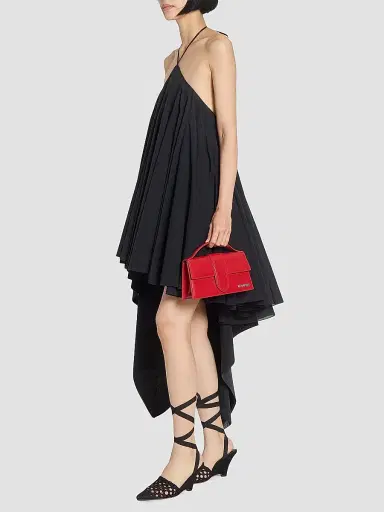 Jacquemus Women's Le Grand Bambino Patent Leather Crossbody Bag - Red | Thumbnail 3