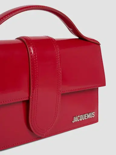 Jacquemus Women's Le Grand Bambino Patent Leather Crossbody Bag - Red | Thumbnail 7