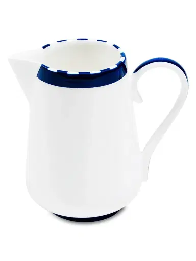 Richard Brendon The Superstripe Milk Jug & Sugar Bowl - Navy White | Thumbnail 3