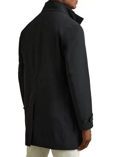 Reiss Men's Player Woven Jacket - Navy | Thumbnail 5