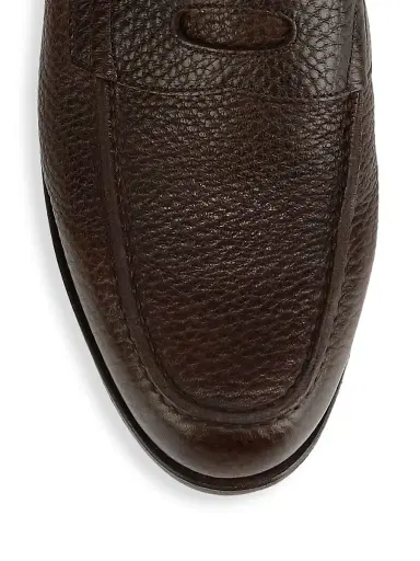 John Lobb Men's Lopez Grain Leather Loafers | Thumbnail 4 John Lobb Men's Lopez Grain Leather Loafers | Thumbnail 4