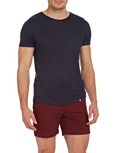 Orlebar Brown Men's OB-T Linen T-Shirt - Navy - Size XXL | Thumbnail 1