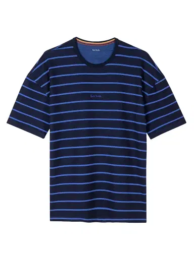 Paul Smith Men's Relax Logo Stripe Crewneck T-Shirt | Thumbnail 1