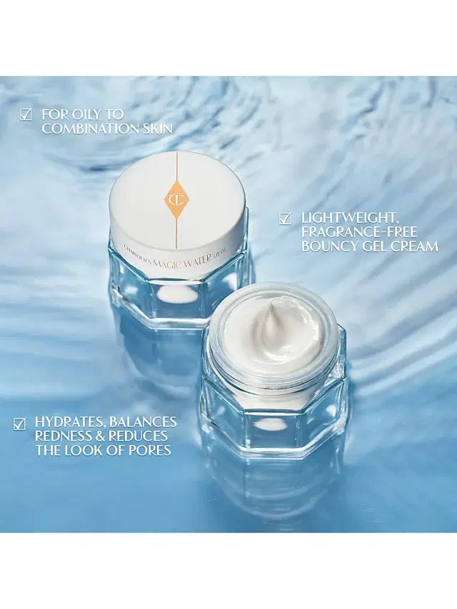 Women's Magic Water Cream Refillable Gel Moisturizer With Niacinamide 1.7 oz