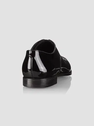 Crockett & Jones Men's Main Overton Patent Leather Oxford Shoes - Black Patent - Size 7 | Thumbnail 3