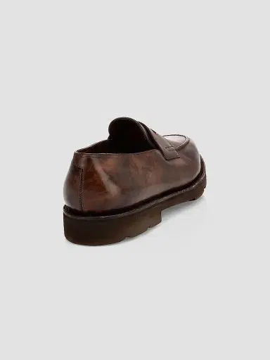 John Lobb Men's Lopez Leather Loafers - Dark Brown - Size 11 | Thumbnail 3 John Lobb Men's Lopez Leather Loafers - Dark Brown - Size 11 | Thumbnail 3