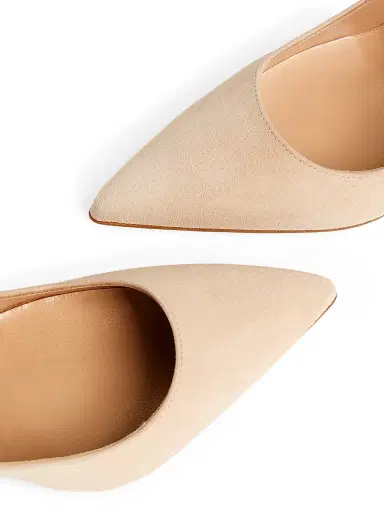Manolo Blahnik Women's BB 90MM Suede Pumps - Beige - Size 12 | Thumbnail 4