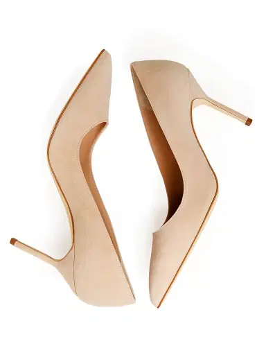 Manolo Blahnik Women's BB 90MM Suede Pumps - Beige - Size 12 | Thumbnail 5