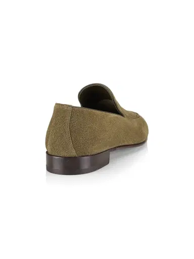 Manolo Blahnik Men's Truro Suede Loafers | Thumbnail 3 Manolo Blahnik Men's Truro Suede Loafers | Thumbnail 3