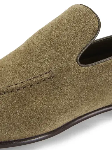 Manolo Blahnik Men's Truro Suede Loafers | Thumbnail 6 Manolo Blahnik Men's Truro Suede Loafers | Thumbnail 6