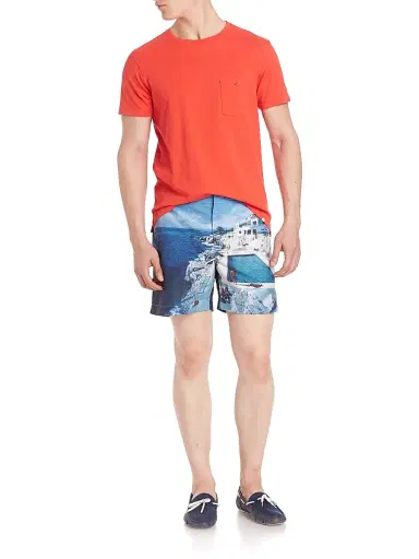 Orlebar Brown Men's Bulldog Photographic Swim Trunks | Thumbnail 2 Orlebar Brown Men's Bulldog Photographic Swim Trunks | Thumbnail 2