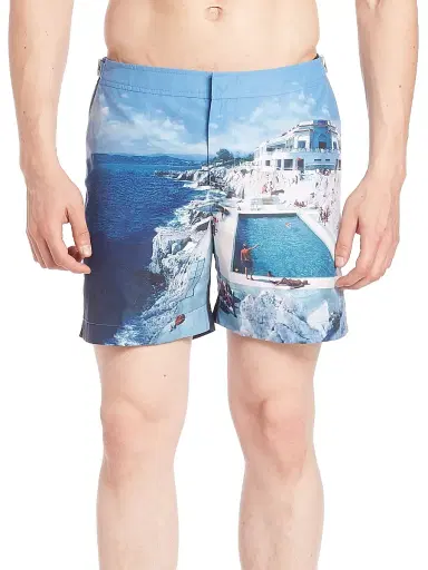 Orlebar Brown Men's Bulldog Photographic Swim Trunks | Thumbnail 3 Orlebar Brown Men's Bulldog Photographic Swim Trunks | Thumbnail 3