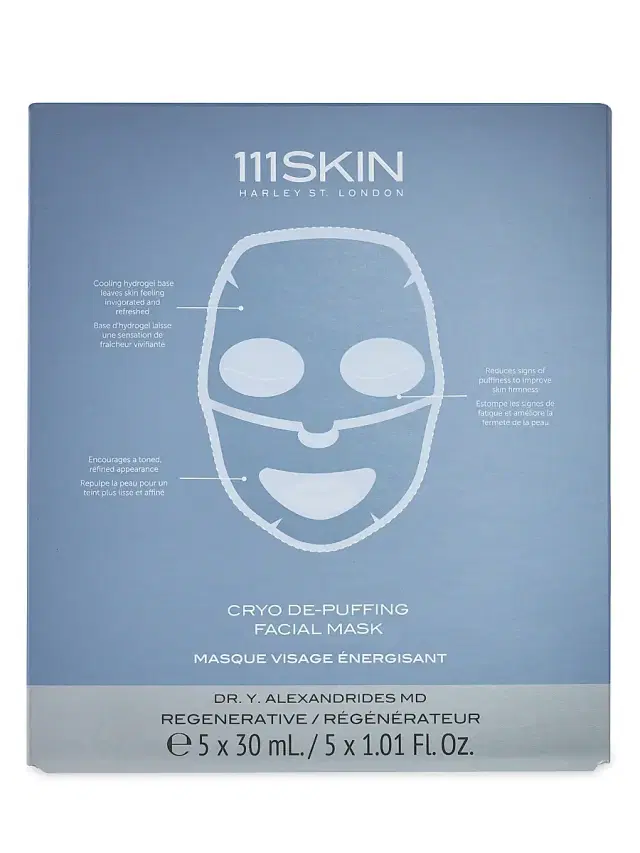 Women's Cryo De-Puffing 5-Piece Facial Mask Set