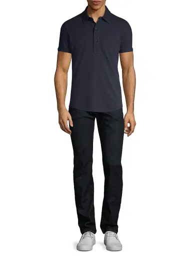 Orlebar Brown Men's Sebastian Tailored Polo - Navy - Size XXL | Thumbnail 2 Orlebar Brown Men's Sebastian Tailored Polo - Navy - Size XXL | Thumbnail 2