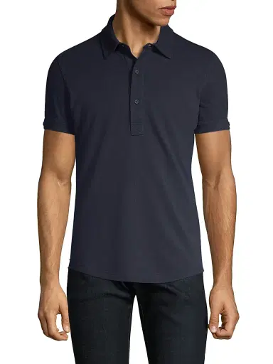 Orlebar Brown Men's Sebastian Tailored Polo - Navy - Size XXL | Thumbnail 3 Orlebar Brown Men's Sebastian Tailored Polo - Navy - Size XXL | Thumbnail 3