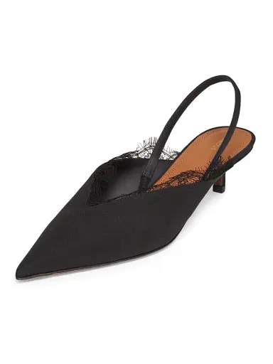 NEOUS Women's Irena 40MM Crepe de Chine Slingbacks | Thumbnail 2 NEOUS Women's Irena 40MM Crepe de Chine Slingbacks | Thumbnail 2