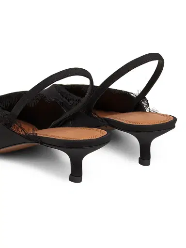 NEOUS Women's Irena 40MM Crepe de Chine Slingbacks | Thumbnail 3 NEOUS Women's Irena 40MM Crepe de Chine Slingbacks | Thumbnail 3