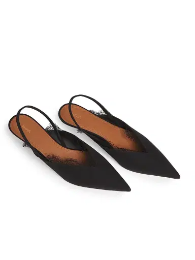 NEOUS Women's Irena 40MM Crepe de Chine Slingbacks | Thumbnail 4 NEOUS Women's Irena 40MM Crepe de Chine Slingbacks | Thumbnail 4